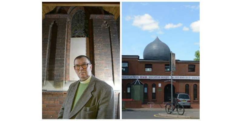 لندن میں مسجد میں آتشزدگی کے حادثے کے بعدمقامی چرچ نے نمازیوں کیلئے ..