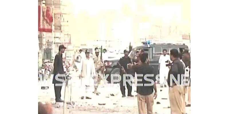 کوئٹہ میں باچا خان چوک کے قریب دھماکا، ایک شخص جاں بحق اور 8 زخمی