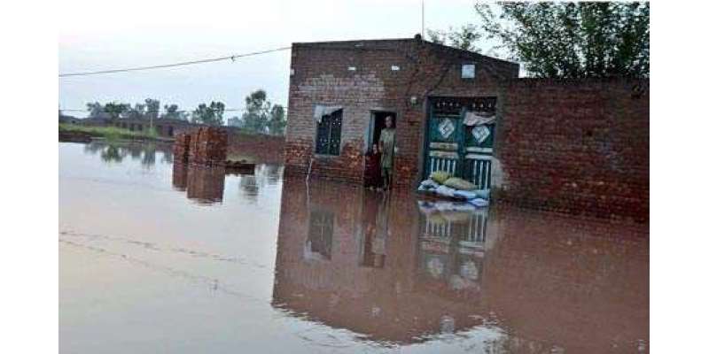 بھارت نے سیالکوٹ کے مقام پر سیلابی پانی کا ریلہ چھوڑ دیا