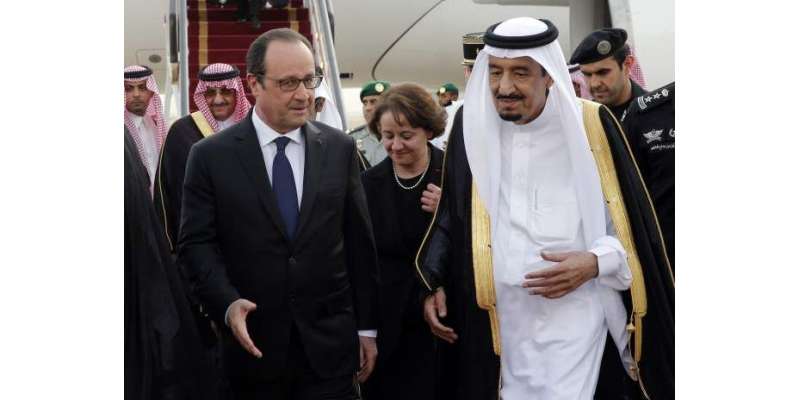فرانس میں شاہ سلمان کی سکیورٹی پر عوام کا اظہار برہمی