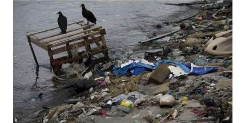 انٹرنیشنل اولمپک سے قبل ریو کے آلودہ ساحل سمندر کی صفائی بڑا چیلنج ..