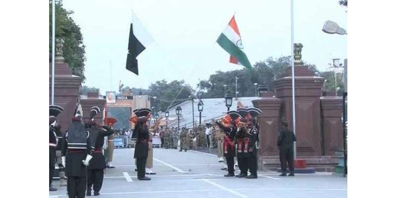 واہگہ بارڈر پر پرچم کشائی کی شاندار تقریب ، بھارتی فوج کی ہٹ دھرمی ، ..