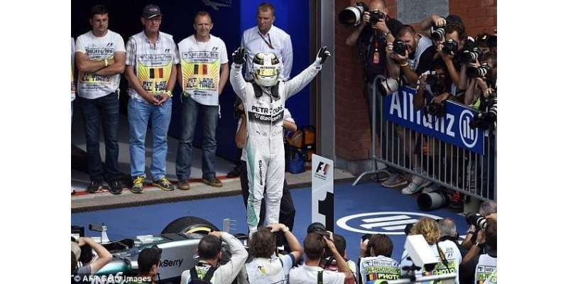 فارمولا ون‘ برطانیہ کے لوئس ہملٹن نے بیلجئیم گراں پری جیت لی