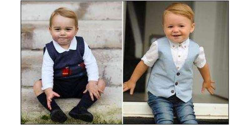 برطانوی شہزادے کے ہم شکل بچے کی تصاویر نے انٹر نیٹ پر دھوم مچا دی۔