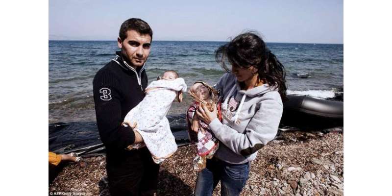 شامی جوڑے نے ملک سے بھاگنے کیلئے اپنے جڑواں بچوں کی زندگی خطرے میں ڈال ..