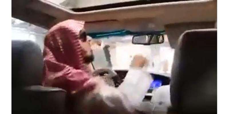 مکہ مکرمہ : دوران حج ایک سعودی حاجی نے گاڑی میں ہی بیٹھ کر رمی کر لی۔