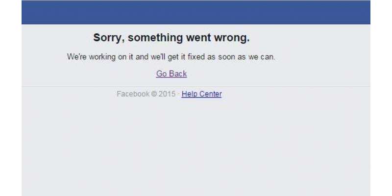فیس بک کی سروسز دُنیا بھر میں بندش و بحالی