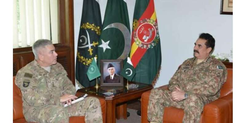 آرمی چیف راحیل شریف کی افغانستان میں امریکی فوج کے سربراہ جنرل جان ..