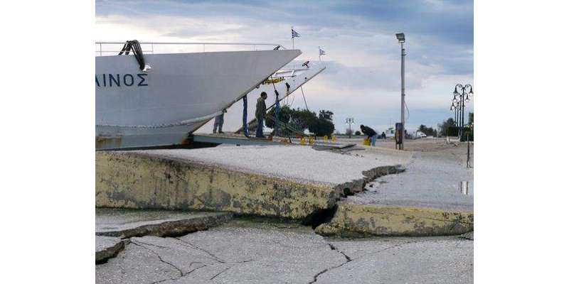 یونان کے مغربی جزیرے میں زلزلے کے شدید جھٹکے