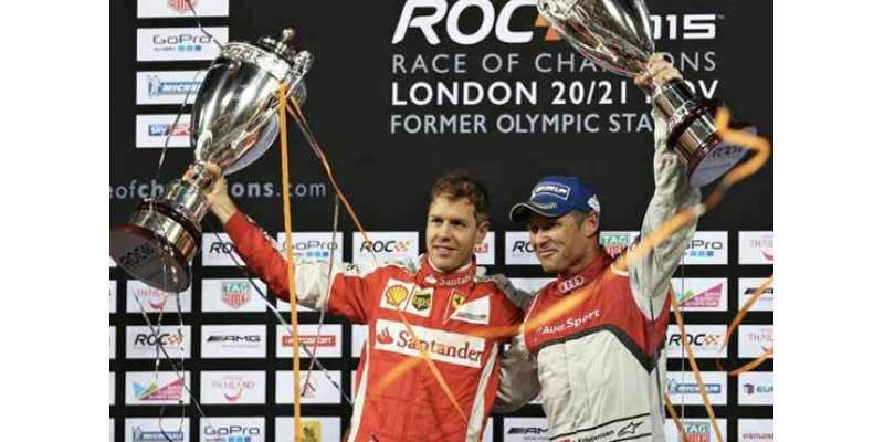 جرمن ڈرائیور سباستیان ویٹل نے ریس آف چیمپئنز جیت لی
