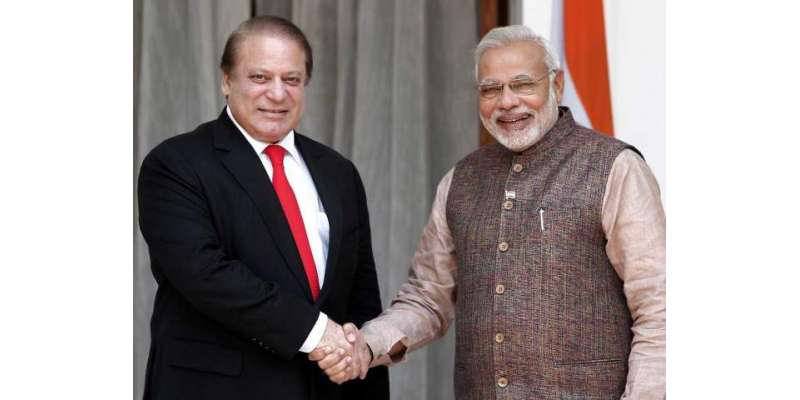 پیرس : وزیر اعظم نواز شریف اور بھارتی وزیر اعظم نریندر مودی کی ملاقات