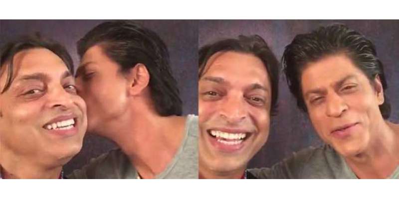 شعیب اختر کی شاہ رخ کے ساتھ ویڈیو نے دھوم مچا دی