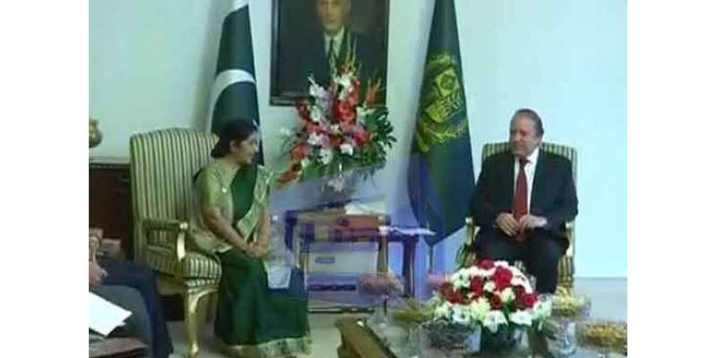 بھارتی وزیر خارجہ سشما سوراج کی وزیراعظم سے ملاقات، تنازعات کا حل مذاکرات ..