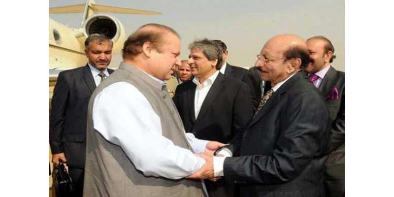 وزیر اعظم نواز شریف ایک روزہ دورے پر کراچی پہنچ گئے