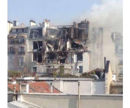 پیرس کی سات منزلہ عمارت میں‌دھماکہ ،6 افراد زخمی