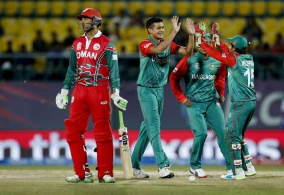 ورلڈ ٹونٹی : بنگلہ دیش نے عمان کو با آسانی ہرا کر مین راؤنڈ میں جگہ بنا لی