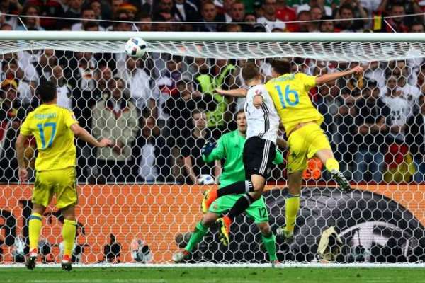 یورو 2016ء : جرمنی نے یوکرائن کو 0کے مقابلے 2گولز سے ہرا دیا