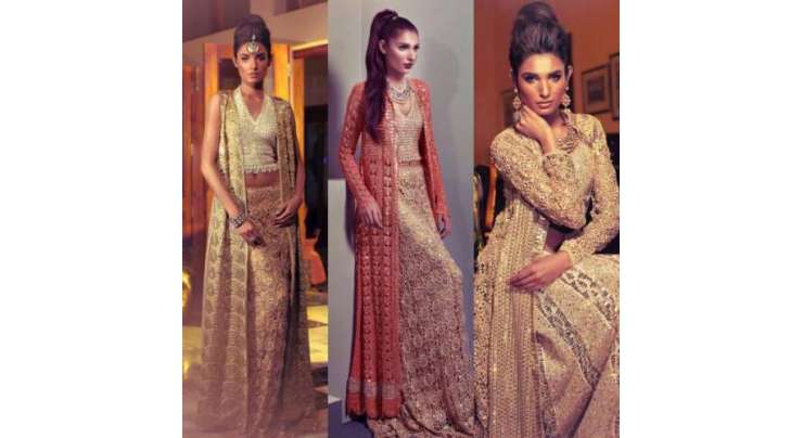 لاہور میں فیشن شو ، ملکی و غیر ملکی ماڈلز نے عروسی لباس زیب تن کرکے ریمپ پرکیٹ واک کر کے چار چاند لگا دیئے