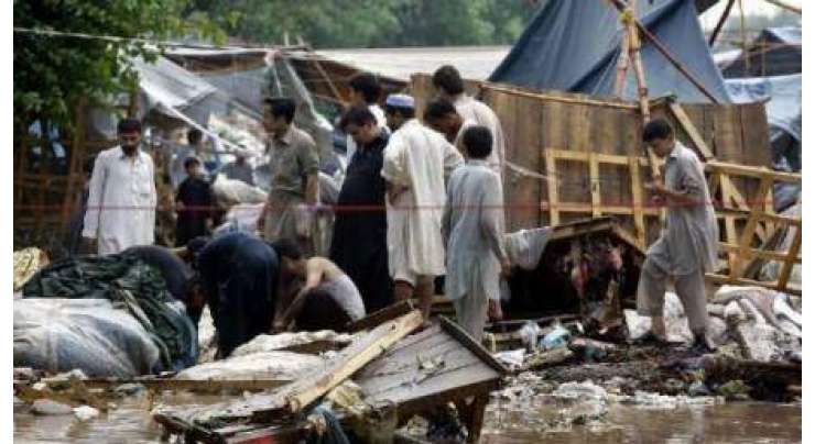 پشاور میں بارش سے تباہ کاریاں جاری‘سعید آبادمیں چھت گرنے سے جواں سال بہن بھائی ہلاک