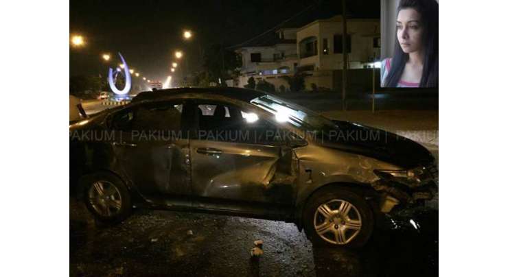 معروف اداکارہ مائرہ خان کراچی میں ٹریفک حادثے کا شکار