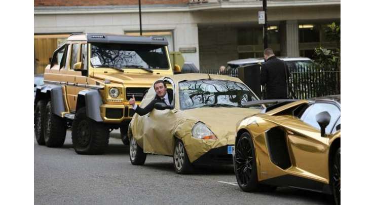 سعودی   شہزادے  کی گولڈ پلیٹڈ گاڑیوں کا  مقابلہ لندن کے نوجوان نے صرف  25پاؤنڈ خرچ کر کے کیا