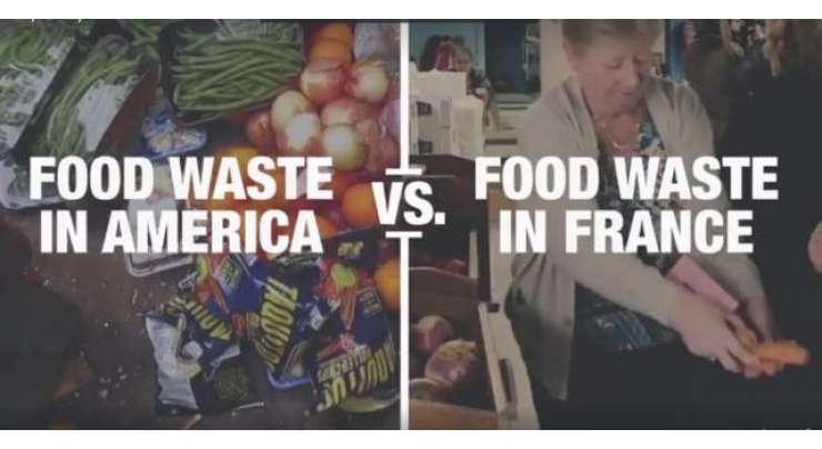 خوراک کا ضیاع، امریکا بمقابلہ فرانس۔ حیرت انگیز نتائج