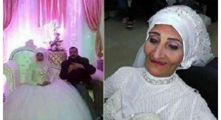 مصری پولیس نے شادی کا جوڑا پہننے والی بوڑھی خاتون کو گرفتار کرلیا