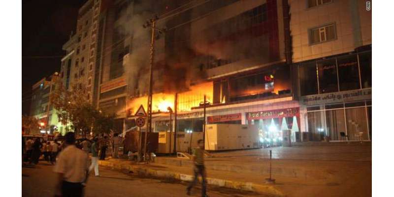 عراقی کردستان کے ہوٹل میں آگ لگنے سے غیر ملکیوں سمیت 21افراد ہلاک،درجنوں ..