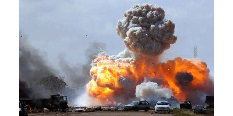 طرابلس : لیبیا کے شہر مصراتہ میں داعش کے ٹھکانوں پر فضائی حملے۔ عربی ..