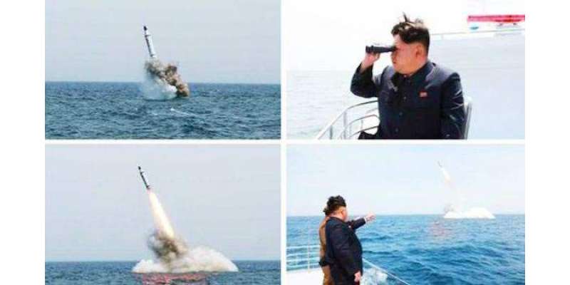 شمالی کوریا کا کم فاصلے تک مار کرنے والے دو بیلسٹک میزائلوں کا تجربہ‘ ..