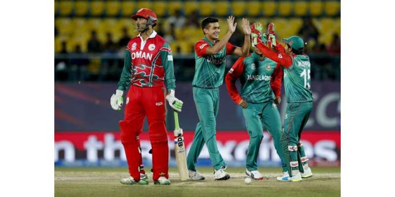 ورلڈ ٹونٹی : بنگلہ دیش نے عمان کو با آسانی ہرا کر مین راؤنڈ میں جگہ بنا ..