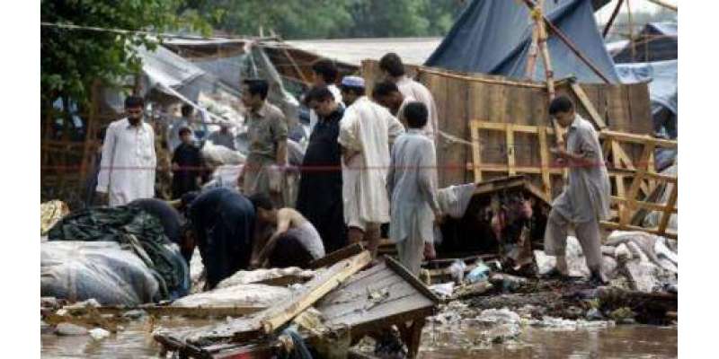 پشاور میں بارش سے تباہ کاریاں جاری‘سعید آبادمیں چھت گرنے سے جواں سال ..