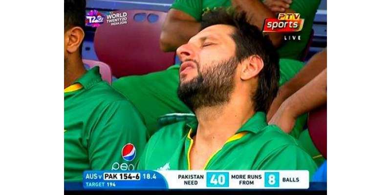 ورلڈ ٹی ٹونٹی ،آسٹریلیا نے پاکستان کو 21رنز سے شکست دیکر ایونٹ سے باہر ..