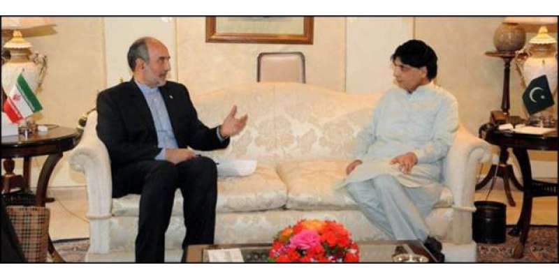 وزیر داخلہ چوہدری نثار علی خان سے ایران کے سفیر مہدی ہنر دوست کی ملاقات