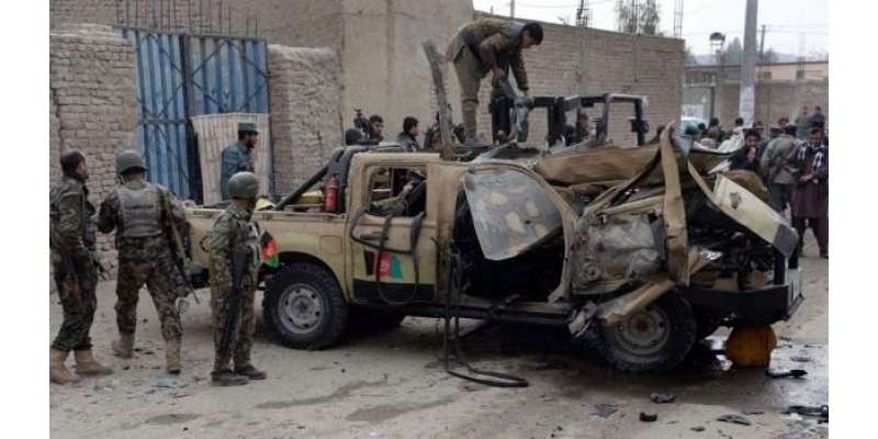 افغانستان،خودکش بمبار نے نئے بھرتی ہونے والے بارہ فوجیوں کی بس اڑدی،12اہلکار ..