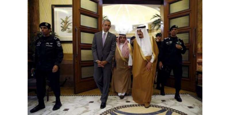 صدر اوبامہ کی سعودی فرمانرواشاہ سلیمان سے ملاقات