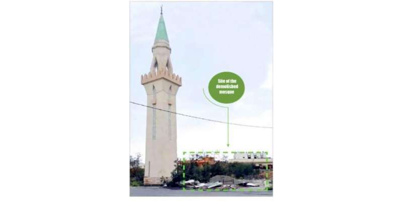 مکہ:تین سا ل سے مسجد کے بغیر کھڑا مینار