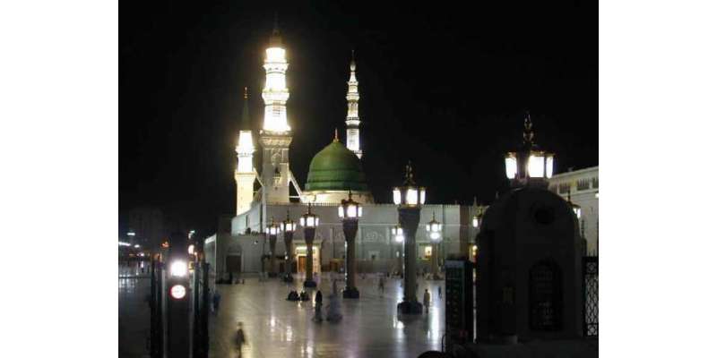 مسجد نبوی میں پہلا بلب ایک سو بارہ سال قبل روشن ہوا