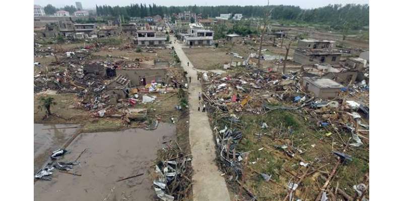 مشرقی چین میں شدید طوفان سے 98 افراد ہلاک اور سینکڑوں زخمی ہو گئے