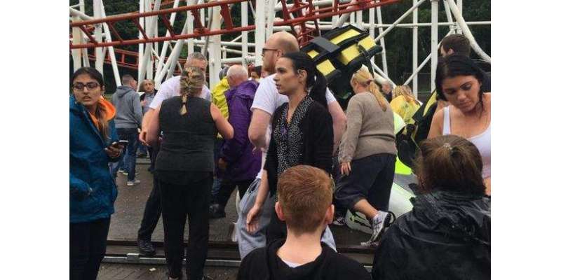 سکاٹ لینڈ کے تفریحی پارک میں جھولا بچوں کی گاڑی پر گر گیا، متعدد افراد ..