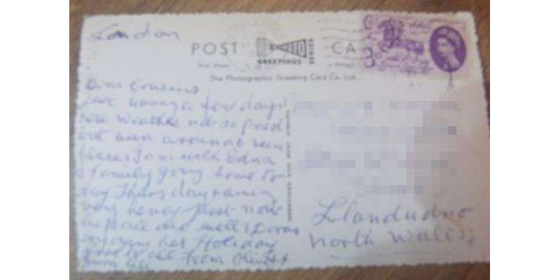 1960 میں بھیجا گیا پوسٹ کارڈ 55سال بعد مالک تک پہنچ گیا