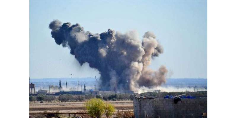 شام میں داعش کے زیر قبضہ علاقے پر اتحادی افواج کی بمباری میں کم از کم ..
