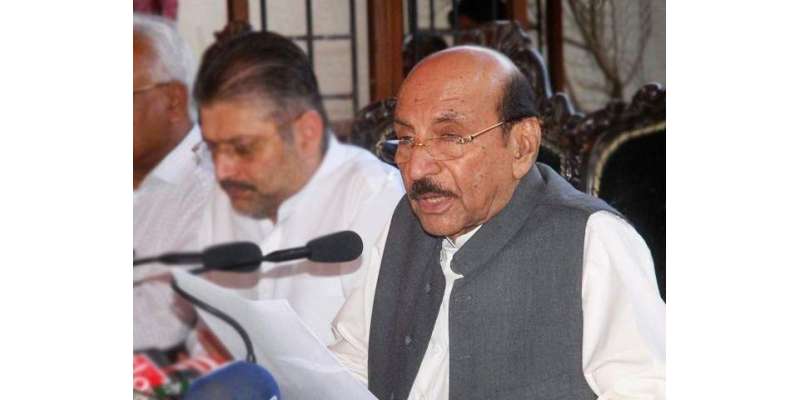 وزیر اعلی سندھ قائم علی شاہ نے گورنر سندھ کو اپنا استعفی پیش کر دیا