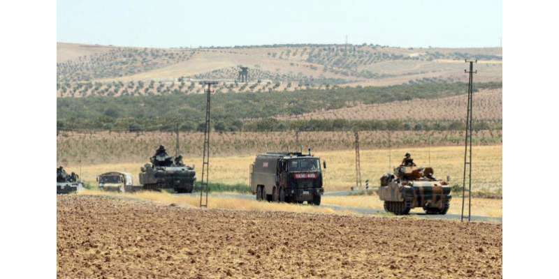 شام کے شمالی علاقوں میں ترکی اور ترک حامی جنگجووں کی کرد فورسز کے ساتھ ..