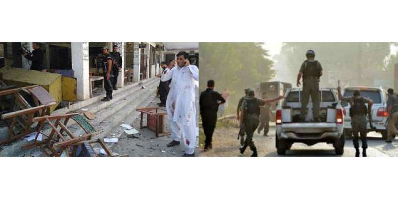 مردان ضلع کچہری میں یکے بعد دیگرے دو دھماکے14 افراد جاں بحق40سے زائد ..
