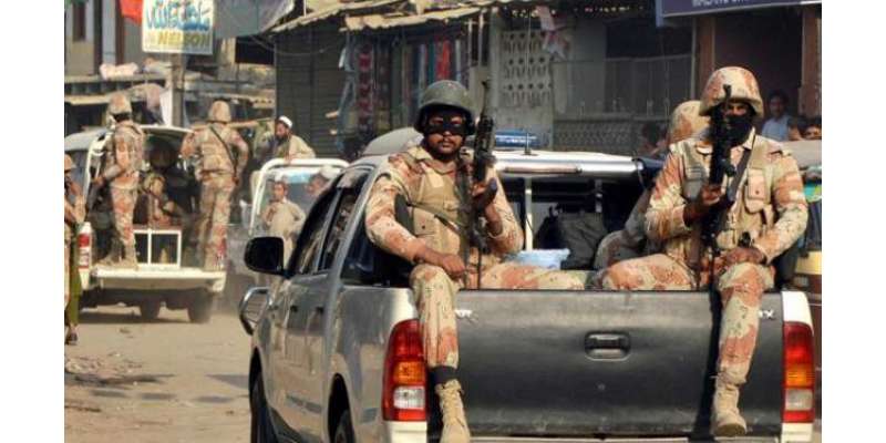 رینجرز کی کراچی میں سیکیورٹی کو بہتر اوریقینی بنانے کیلیے حفاظتی مشقیں