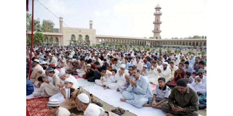 حیدرآباد میں عیدالاضحی کے 500 سے زائد مقامات پر اجتماعات ہوئے اس موقع ..