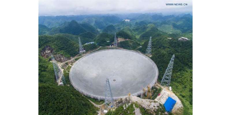 چین میں دنیا کے سب سے بڑے خلائی دوربین کی تنصیب
