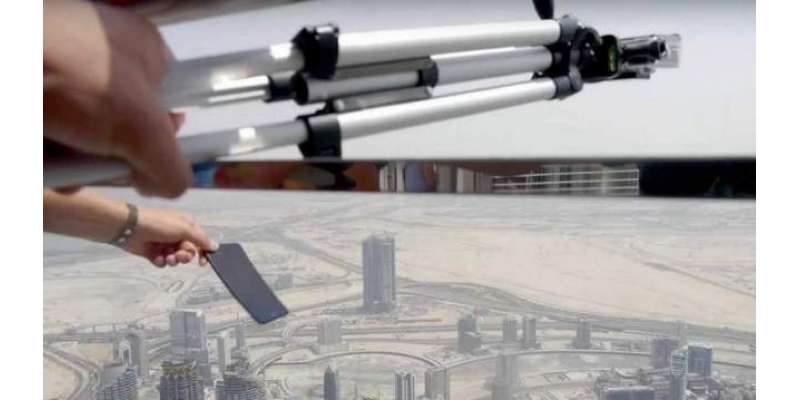 دبئی پولیس نے برج خلیفہ سے آئی فون7   پھینکنے والے غیر ملکی شہری کو گرفتار ..