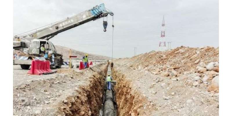 عمان:وادی دائقہ ڈیم سے ڈیام ٹینک تک پانی کی پائپ لائن بچھانے کا 50فیصد ..